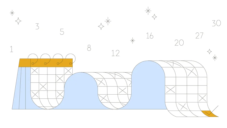 calendar rolling out for 30 months